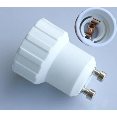Image of 4x Socket Adapter GU10 to E14 Light Bulb Lamp