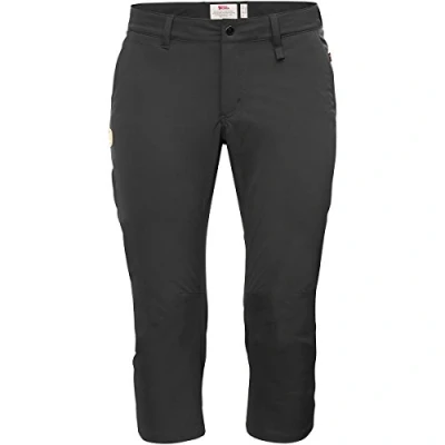 Image of FJALLRAVEN F89584 030 Abisko Capri Trousers W Dark Grey 34