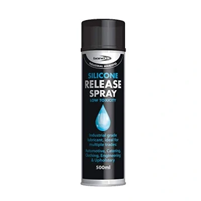 Image of (PACK OF 12) 500ml Tin Bond It Silicone spray multi purpose lubricant and mould release