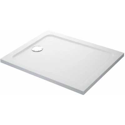 Image of Mira Flight Safe Low Profile 1400 x 800mm Stone Resin Shower Tray with Waste 1.1697.019.AS