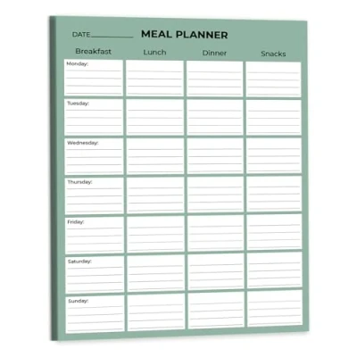 Image of MantraRaj Weekly Meal Planner Pad Days of The Week, Scheduler, Task Notes And to Do Lists Complete Plan Menu Food For Weight Loss or Dinner List Family Home Office