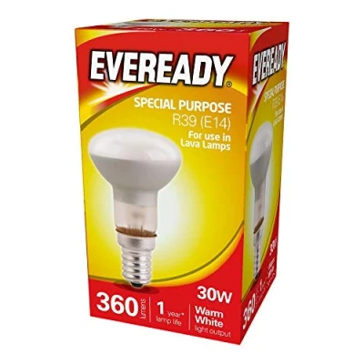 Image of Eveready R39 SES Reflector Bulb 30 W, Silver, Glass, E14