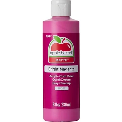 Image of Apple Barrel Acrylic Paint, Bright Magenta, 8 oz