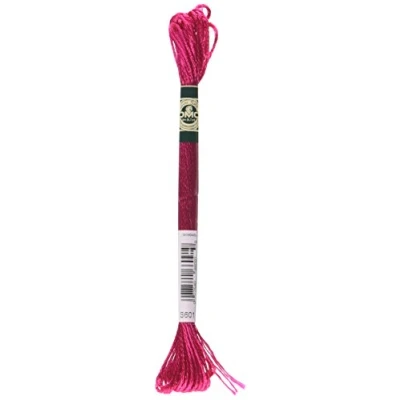 Image of DMC 1008F S601 Shiny Radiant Satin Floss, Dark Cranberry, 8.7 Yard