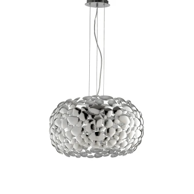 Image of DIONISO 3 Light Pendant Ceiling Chrome 48x25cm