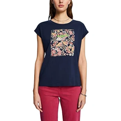 Image of ESPRIT Women&#039;s 043ee1k321 T Shirt, 400/Navy, XXS