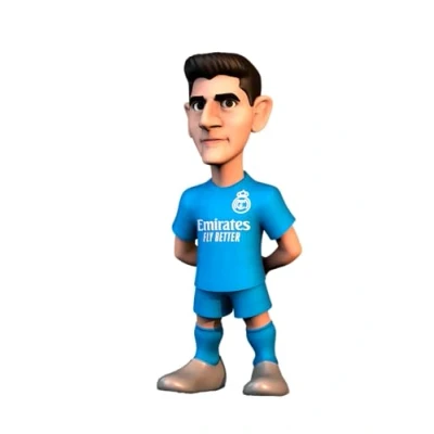 Image of MINIX COLLECTIBLE FIGURINES MN18369 Courtois Figurine, Real Madrid, Collectibles 12cm for Display, Gift Idea Kids and Adults, Football Fans