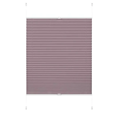 Image of Gardinia Pleated Blind, Polyester Pink, 100 x 130 cm