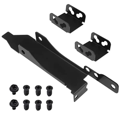 Image of EMSea PCI Slot Bracket Dual Fan Mount Rack GPU for Mounting One/Two 120mm Computer Case Fans Radiator Holder Black Metal