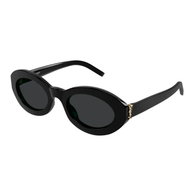 Image of Sunglasses Saint laurent Sl m136 col. 001 Donna Rotonda Nero