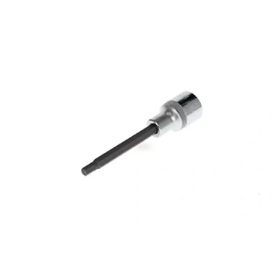 Image of GEDORE red Screwdriver bit socket long hex, 5 mm AF, 1/2&quot; 12.5 mm, socket, Tool, R62550519, Steel