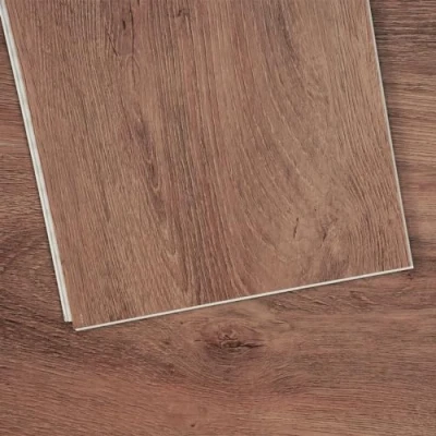Image of VEVOR 025 Interlocking Vinyl 1220 X 185 mm 10 Tiles 5.5mm Thick Snap Together, Deep Brown Wood Grain DIY Flooring for Kitchen, Dining Room, Bedrooms &amp; Bathrooms, Easy Home Decor