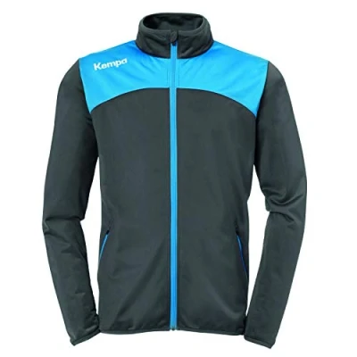 Image of Kempa Emotion 2.0 Poly Jacket Men&#039;s Dove Blue/Lime Yellow, X Large