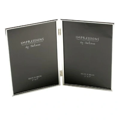 Image of IMPRESSIONS BY JULIANA DOUBLE PHOTO FRAME 8174 5x7
