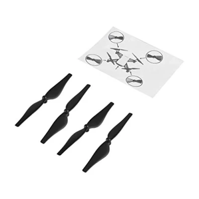 Image of RC Drone Blade Propeller, 2 Pairs Carbon Fiber Quick Release Propeller Set for DJI Tello Quadcopter(black)