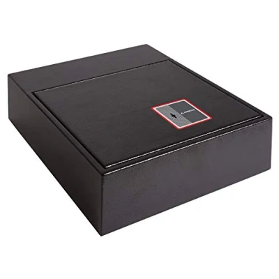 Image of Arregui Black Camouflaged Safe for Cabinet Skirting Board