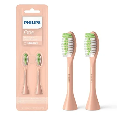 Image of Philips One by Sonicare, 2 Brush Heads, Shimmer, BH1022/05
