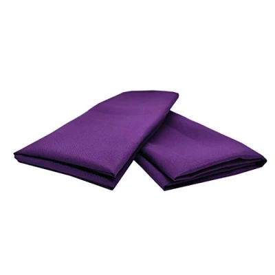 Image of 10 pcs Square Polyester Tablecloth Napkins 19&#039;&#039; x (48cm 48cm) For Wedding Dinner Restaurant Xmas (purple)