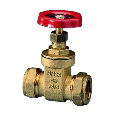 Image of 28mm Brass Gatevalve Wheel Head