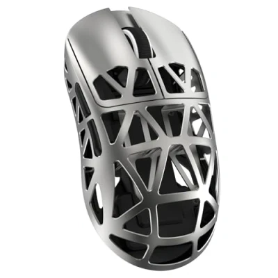 Image of ATTACK SHARK R2 Magnesium Alloy Mouse, PixArt PAW3950 Gaming Sensor, Wireless 8K 48g SUPERLIGHT BT/2.4G/Wired Adjustable DPI 42000, Office Mice for Win11/Xbox/PS/Mac Grey