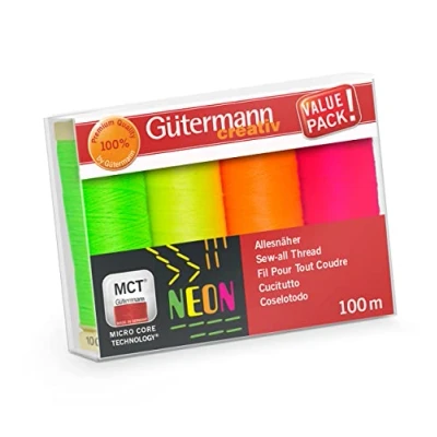 Image of Gütermann Thread Set, Polyester, Multicolor, 100m