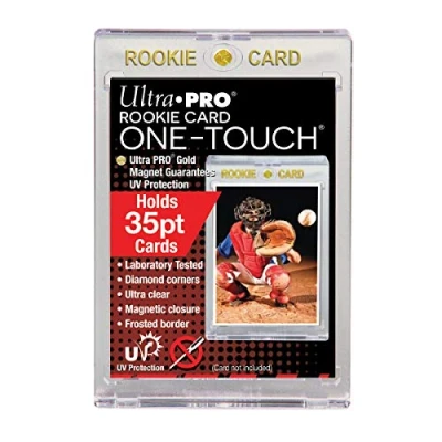 Image of Ultra Pro E 85266 2 1/2 Inch x 3 35pt UV Rookie One Touch Magnetic Holder, Multi Coloured