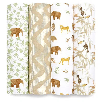 Image of Aden + Anais Essentials Cotton Muslin Swaddle Blankets