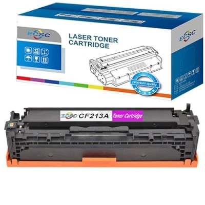 Image of ECSC Toner Cartridge CF213A For Printer, Compatible With HP LaserJet Pro 200 Color M251n M251nw MFP M276n M276nw Printers (MAGENTA, 1 Pack)