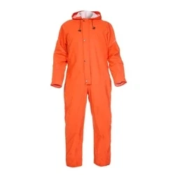 Image of Salesbury Hydrosoft Waterproof Coverall Orange Medium