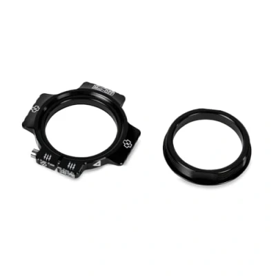 Image of Muc Off Crank Preload Ring, Black Durable Bottom Bracket Adjuster for Bicycles Aluminium Tightening Ring Road, Gravel and Mountain Bikes