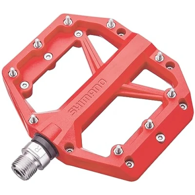 Image of Shimano PD GR400 Platform Pedals Red