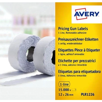 Image of Single Line Price Marking Label 12x26mm Wht(Pack of 15000)WR1226+ FINCHLEY Refill Pen Free