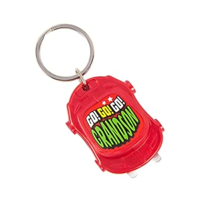 Image of History &amp; Heraldry Personalised Keyring Twin Turbo Torch (Grandson)