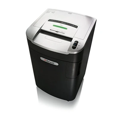 Image of Rexel Mercury RLS32 Strip Cut Paper Shredder, 32 Sheet Manual Large Office Anti Jam Technology, 115L Bin, Shredder Oil Included, 2102443