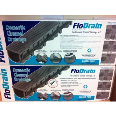 Image of Flodrain Plastic Garage Pack Driveway Channel Drainage