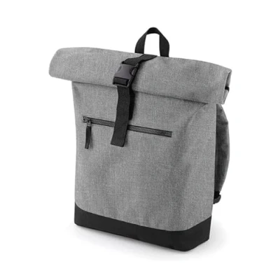 Image of COOZO Roll Top Backpack Grey Marl/Black One Size