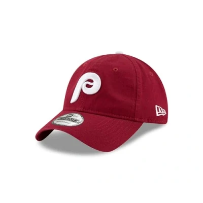 Image of New Era Philadelphia Phillies MLB Core Classic Wine Red Adjustable 9Twenty Cap