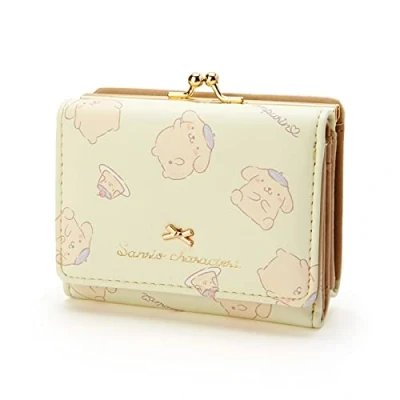 Image of 通用 Kawaii Anime Girl&#039;s PU Leather Short Wallet Women&#039;s Cartoon Purse Coin ID Credit Card Bag Clutch Buckle Case ( Yellow )