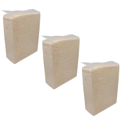 Image of AB Tools 3PK Quality Dust Extracted Kiln Dried Small Animal Bedding Wood shavings 3.6Kg