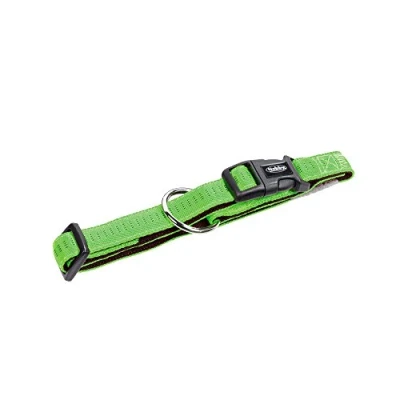 Image of Nobby Soft Grip Dog Collar, 50 65 cm/25 mm, Light Green/Brown
