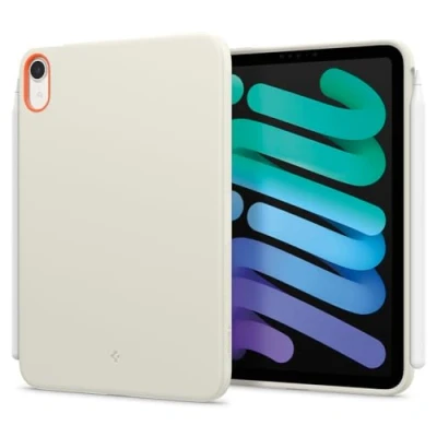 Image of Spigen Nano Pop Compatible with iPad Mini 7 (2024) / 6 Case (2021) 8.3 inch cover Orange Beige