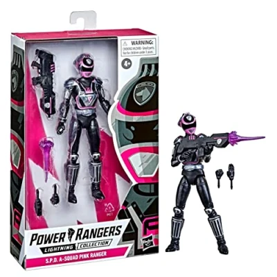 Image of Hasbro Power Rangers: Space Patrol Delta Pink Ranger Lightning Collection 6 in Action Figure Exclusive