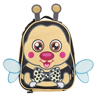 Image of Fringoo® Kids Lunch Bag Thermal Insulated Cooler School Nursery Food Snacks Carrier Picnic Box (Bee)