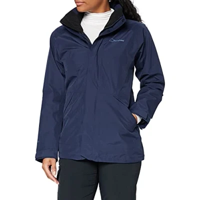 Image of Berghaus Women&#039;s Highland Ridge InterActive Waterproof Shell Jacket, Dusk, 16 (XL)