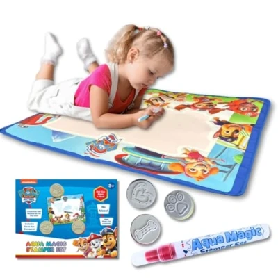 Image of ALLIGATOR Paw Patrol Aqua Magic Stamper Set, Water Colouring Books for Children, Book, Stamps Kids