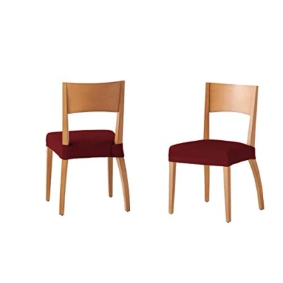 Image of Martina Home Seat Chair Cover 24 x 30 6 cm Burgundy 2 Units