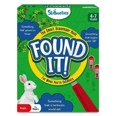 Image of Skillmatics Card Game Found It Outdoor, Stocking Stuffers, Scavenger Hunt for Kids, Boys, Girls, &amp; Families Who Love Board Games Educational Toys, Gifts Ages 4, 5, 6, 7