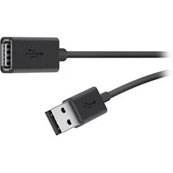 Image of Belkin USB 2.0 A M/F 4.8m cable Black