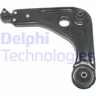Image of 1028443, 1032101, 1046455, 1046502, 1063986 Suspension Arm DELPHI TC1037 with ball joint Left, Lower Trailing Sheet Steel FORD: KA Hatchback