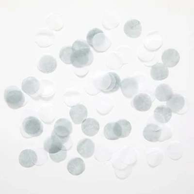 Image of Amscan 9912119 Silver Paper Confetti 10G